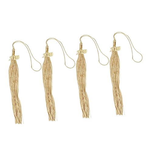 KOCKSHION 4Stücke Abschlusskappe Quaste Teiliges mit Charm Hängende Anhänger für Doktorhut Dekoration für Abschlussfeiern und Souvenirs Erdtönen KOCKSHION 4Stücke Abschlusskappe Quaste Teiliges mit Charm Hängende Anhänger für Doktorhut Dekoration für Abschlussfeiern und Souvenirs Erdtönen von KOCKSHION