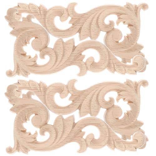 KOCKSHION 4Stücke Dekorative Holz Onlay Applikationen für Möbel Retro Geschnitzte Deko für Schränke Türen Fenster Hochwertige DIY Möbelverzierung Stabilem Holz für Wohnzimmer KOCKSHION 4Stücke Dekorative Holz Onlay Applikationen für Möbel Retro Geschnitzte Deko für Schränke Türen Fenster Hochwertige DIY Möbelverzierung Stabilem Holz für Wohnzimmer von KOCKSHION