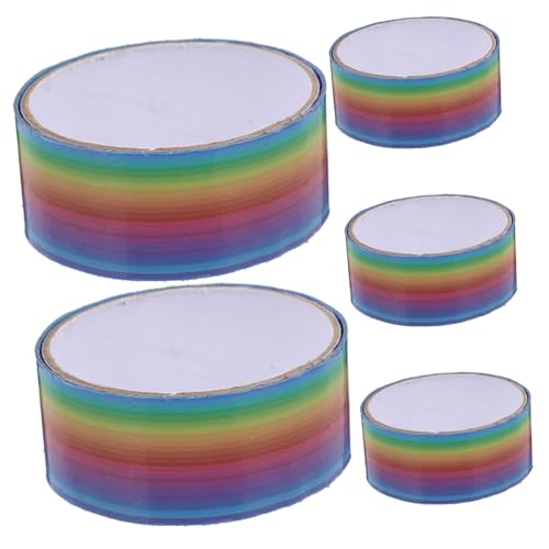 KOCKSHION 5 Rollen Klebeband entpacken klebrig Tack Handwerk Farbe farbig Farbballband in Großpackung tägliches Entspannungsspielzeug lustige Bänder Kinderkassetten Bandkugel Polypropylen KOCKSHION 5 Rollen Klebeband entpacken klebrig Tack Handwerk Farbe farbig Farbballband in Großpackung tägliches Entspannungsspielzeug lustige Bänder Kinderkassetten Bandkugel Polypropylen von KOCKSHION