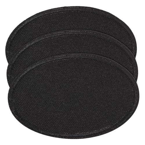 KOCKSHION 5 Sätze Selbstklebende Stoffflicken Oval Applikationen Für Kleidung Jacken Und Diy Bastelprojekte Reparatur Und Kreative Dekoration 3 Stücke * 5 von KOCKSHION