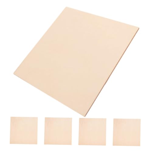 KOCKSHION 5 Stück Blätter Leeres Holzbrett Bastelholzplatte Holzquadrate Holz zum Laserschneiden Buchsbaum KOCKSHION 5 Stück Blätter Leeres Holzbrett Bastelholzplatte Holzquadrate Holz zum Laserschneiden Buchsbaum von KOCKSHION
