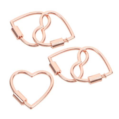 KOCKSHION 5 Stück Zubehöranschluss Clip-Anhänger für Halskette Armbandverlängerung gold Kettenverkürzer für Halskette Armband mit Perlenverbindern Zinklegierung Rose Gold KOCKSHION 5 Stück Zubehöranschluss Clip-Anhänger für Halskette Armbandverlängerung gold Kettenverkürzer für Halskette Armband mit Perlenverbindern Zinklegierung Rose Gold von KOCKSHION