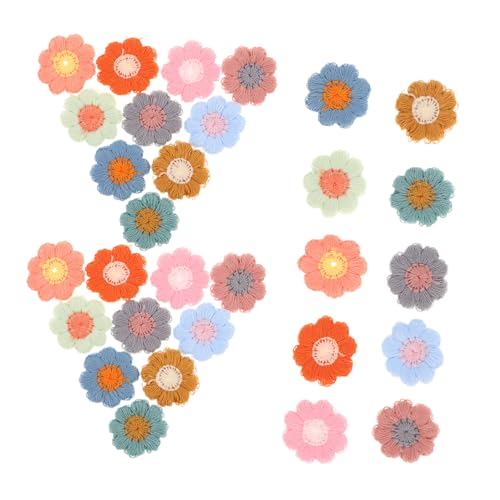 KOCKSHION 50 Kleine Blumen-stickerei-aufnäher Für Kleidung, Schuhe Und Taschen: Langlebig Und Einfach Zu Nähen, Zum Verschönern Und Reparieren Von Kleidungsstücken. von KOCKSHION