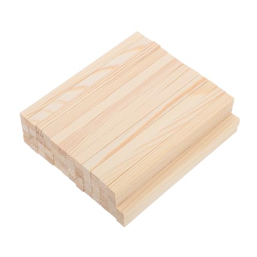 KOCKSHION 50 Stück Kleine Holzstäbe Unbehandeltem Holz Quadratische Dowel Sticks für Diy Projekte Basteln und Dekoration für Handarbeiten KOCKSHION 50 Stück Kleine Holzstäbe Unbehandeltem Holz Quadratische Dowel Sticks für Diy Projekte Basteln und Dekoration für Handarbeiten von KOCKSHION