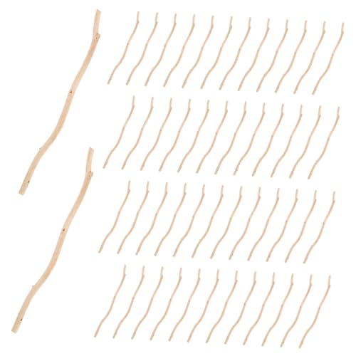 KOCKSHION 50 Stück Naturholz Sticks für Bastelprojekte Lange Äste für DIY Ideen Flexible und Robuste Holzstäbchen für Landschaften und Rustikale Dekorationen KOCKSHION 50 Stück Naturholz Sticks für Bastelprojekte Lange Äste für DIY Ideen Flexible und Robuste Holzstäbchen für Landschaften und Rustikale Dekorationen von KOCKSHION