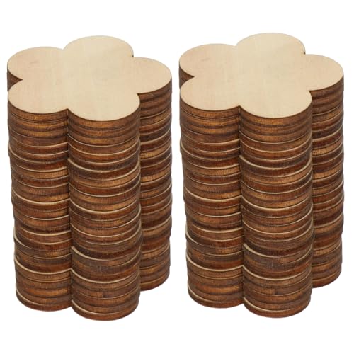 KOCKSHION 50 Stück Unvollendete Holz Ausschnittschnitte für Hochzeit Festival DIY Bastelzubehör Platten zum Bemalen und Dekorieren für Kreative Projekte und Heimdekoration KOCKSHION 50 Stück Unvollendete Holz Ausschnittschnitte für Hochzeit Festival DIY Bastelzubehör Platten zum Bemalen und Dekorieren für Kreative Projekte und Heimdekoration von KOCKSHION