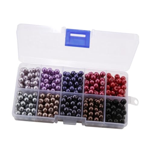 KOCKSHION 500 Stück Glasperlen Rondelle Spacer Beads Runde Perlen für Schmuckherstellung DIY Armbänder Basteln Pastellfarben Mix KOCKSHION 500 Stück Glasperlen Rondelle Spacer Beads Runde Perlen für Schmuckherstellung DIY Armbänder Basteln Pastellfarben Mix von KOCKSHION