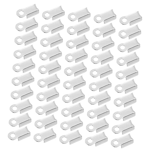 KOCKSHION 500Stücke Halskettenklemme Crimpenden für Schmuckherstellung für Lederbänder und Kordeln Installieren und Langlebig KOCKSHION 500Stücke Halskettenklemme Crimpenden für Schmuckherstellung für Lederbänder und Kordeln Installieren und Langlebig von KOCKSHION