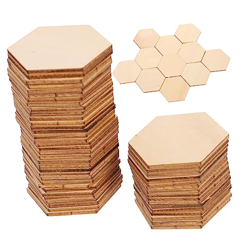 KOCKSHION 50Stück Sechseckige Buchenholz Ornamente DIY Holzstücke für Kreative Dekorationen zu Hochzeit Geburtstag und Weihnachten Langlebig und Sicher der Anwendung KOCKSHION 50Stück Sechseckige Buchenholz Ornamente DIY Holzstücke für Kreative Dekorationen zu Hochzeit Geburtstag und Weihnachten Langlebig und Sicher der Anwendung von KOCKSHION