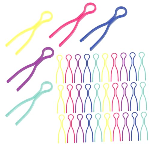 KOCKSHION 50Stücke Fadenclips zur Organisation von Spulen Gemischte Farben für Einfache Aufbewahrung von Unterfadenspulen und Nähzubehör Exquisites Design Schützt Fäden vor von KOCKSHION
