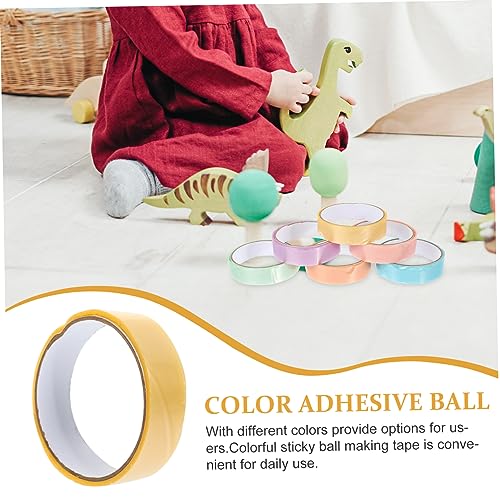KOCKSHION 6 Rollen Bunte Decompression Sticky Ball Tapes Farbige Klebebänder für Stressabbau Vielseitig Einsetzbar für Schule Büro und Reisen für DIY Projekte und Bastelarbeiten KOCKSHION 6 Rollen Bunte Decompression Sticky Ball Tapes Farbige Klebebänder für Stressabbau Vielseitig Einsetzbar für Schule Büro und Reisen für DIY Projekte und Bastelarbeiten von KOCKSHION