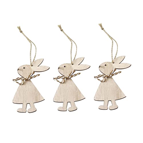 KOCKSHION 6 Stück Anhänger aus Hasenholz Hasendekor Hasen Tischdekoration Kaninchenfigur Kuscheltier riesiger Hase zierleisten holz Holzanhänger für Ostern Osterschmuck aus Holz Hölzern KOCKSHION 6 Stück Anhänger aus Hasenholz Hasendekor Hasen Tischdekoration Kaninchenfigur Kuscheltier riesiger Hase zierleisten holz Holzanhänger für Ostern Osterschmuck aus Holz Hölzern von KOCKSHION
