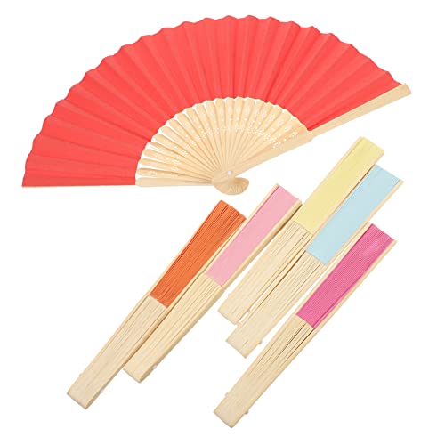 KOCKSHION 6 Stück Faltbare Papierfächer Diy Handfächer Bunten Farben für Kreative Kinderzimmerdekoration Bastelprojekte und Partys Robuste Bambusstruktur und Malmaterial KOCKSHION 6 Stück Faltbare Papierfächer Diy Handfächer Bunten Farben für Kreative Kinderzimmerdekoration Bastelprojekte und Partys Robuste Bambusstruktur und Malmaterial von KOCKSHION