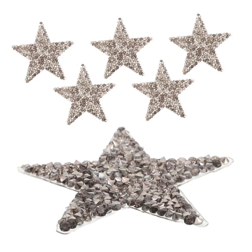 KOCKSHION 6 Stück Glitzersterne Zum Aufbügeln: Strass-klebeapplikationen Für Selbstgemachte Kleidungsreparatur – Kreative Dekoration Für Hochzeiten Und Partys KOCKSHION 6 Stück Glitzersterne Zum Aufbügeln: Strass-klebeapplikationen Für Selbstgemachte Kleidungsreparatur – Kreative Dekoration Für Hochzeiten Und Partys von KOCKSHION