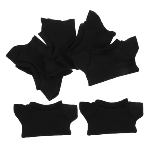 KOCKSHION 6 Stück Plüschbär T Shirts Diy Bekleidung für Stofftiere Weiche Bequeme mit Liebe Gestaltete Bekleidung für Bärenpuppen für Kreative Bastelprojekte von KOCKSHION