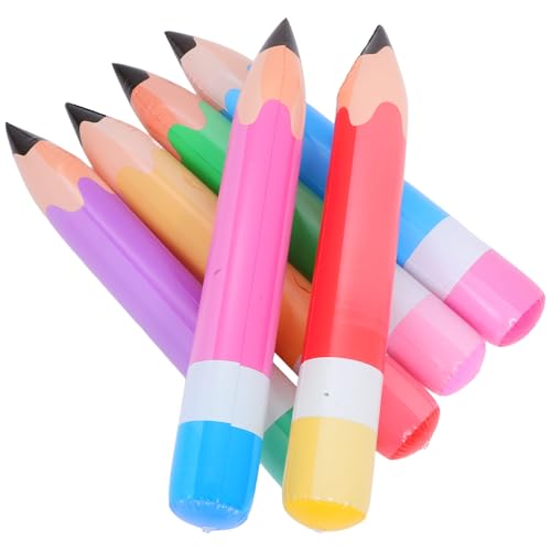 KOCKSHION 6 Stück Teiliges Aufblasbare Riesen-bleistiftballons aus Langlebigem PVC Bunte Schnell Aufblasbare Schulanfangs-deko und Party-requisiten für Klassenzimmer und Abschlussfeier KOCKSHION 6 Stück Teiliges Aufblasbare Riesen-bleistiftballons aus Langlebigem PVC Bunte Schnell Aufblasbare Schulanfangs-deko und Party-requisiten für Klassenzimmer und Abschlussfeier von KOCKSHION