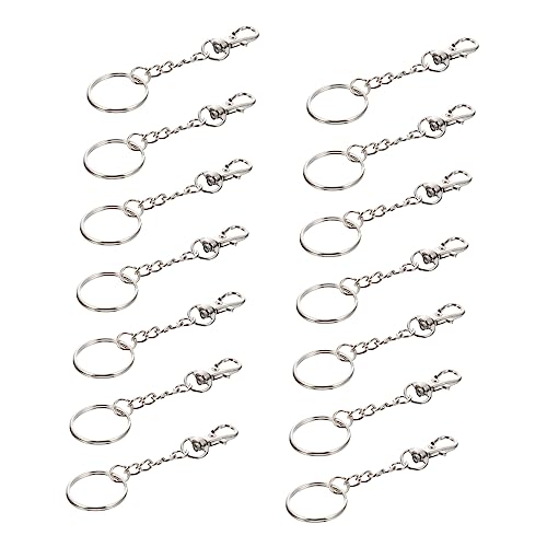 KOCKSHION 60 Sätze Rotierende Schlüsselanhänger mit Lobster Claw Clasps Praktische Schlüsselringe für DIY Schmuck und Bastelprojekte Design für Schlüsselbunde und Lanyards KOCKSHION 60 Sätze Rotierende Schlüsselanhänger mit Lobster Claw Clasps Praktische Schlüsselringe für DIY Schmuck und Bastelprojekte Design für Schlüsselbunde und Lanyards von KOCKSHION