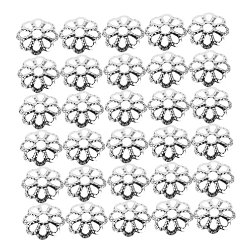 KOCKSHION 600 Stück Blumenspacer Perlenkappen Diy Schmuckzubehör für Ohrringe Armbänder und Vintage Blumenmuster Langlebig und Farbecht KOCKSHION 600 Stück Blumenspacer Perlenkappen Diy Schmuckzubehör für Ohrringe Armbänder und Vintage Blumenmuster Langlebig und Farbecht von KOCKSHION