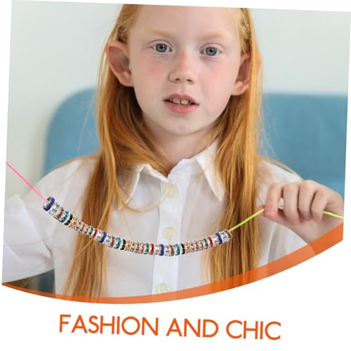 KOCKSHION 600 Stück Bunte Strass Spacer Beads mit Polierte Schmuckperlen für Armband Basteln Leicht und Kratzfest für DIY Armbänder und Ketten Vielseitige Schmuckherstellung KOCKSHION 600 Stück Bunte Strass Spacer Beads mit Polierte Schmuckperlen für Armband Basteln Leicht und Kratzfest für DIY Armbänder und Ketten Vielseitige Schmuckherstellung von KOCKSHION