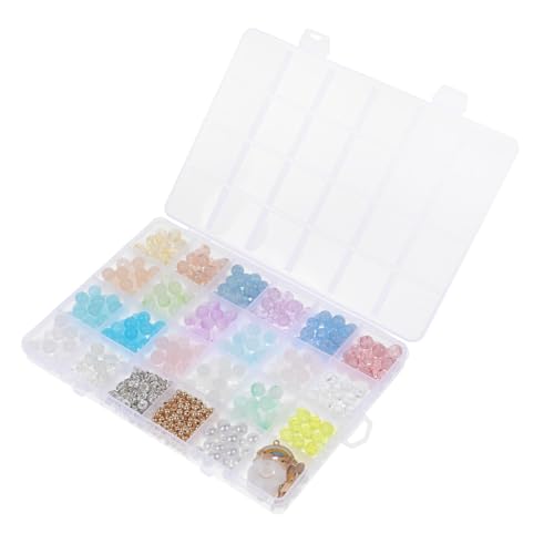 KOCKSHION 670 Stück Teiliges Perlen Glas für Schmuckherstellung Glatte und Facettierte Perlen in Bunten Farben Geeignet zum Auffädeln von Armbändern und DIY Bastelprojekten KOCKSHION 670 Stück Teiliges Perlen Glas für Schmuckherstellung Glatte und Facettierte Perlen in Bunten Farben Geeignet zum Auffädeln von Armbändern und DIY Bastelprojekten von KOCKSHION