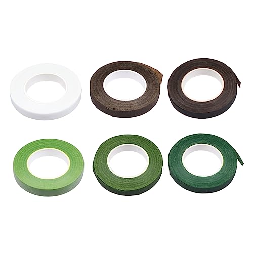 KOCKSHION 6Rollen Blumenband Verschiedenen Farben Klebeband für Floristik DIY Blumenarrangements und Geschenkverpackungen Hellgrün Olivgrün Grün Weiß KOCKSHION 6Rollen Blumenband Verschiedenen Farben Klebeband für Floristik DIY Blumenarrangements und Geschenkverpackungen Hellgrün Olivgrün Grün Weiß von KOCKSHION