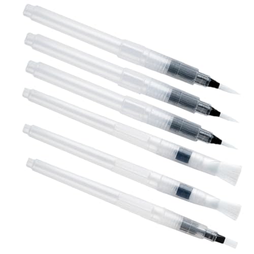 KOCKSHION 6Stücke Teiliges Wasserfarben Pinselstift Set für Anfänger Professionelle Aquarellmalerei Tragbare Wasserbasierte Stifte für Kreative Projekte Praktischer Aufbewahrung KOCKSHION 6Stücke Teiliges Wasserfarben Pinselstift Set für Anfänger Professionelle Aquarellmalerei Tragbare Wasserbasierte Stifte für Kreative Projekte Praktischer Aufbewahrung von KOCKSHION