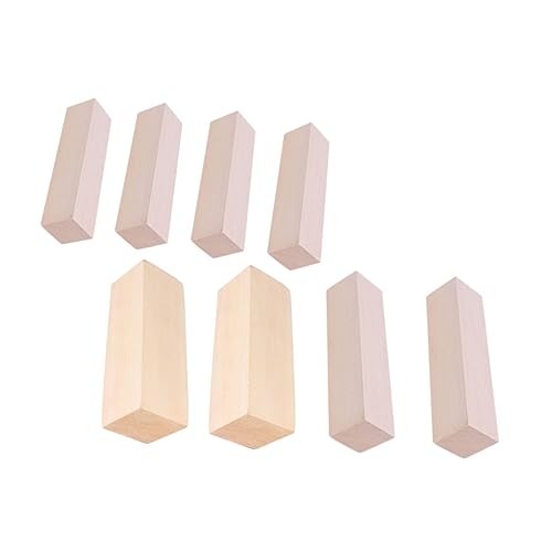 KOCKSHION 8 Stück DIY Handwerksset Unbehandelten Holzblöcken Vielfältig Verwendbare Holzplatten für Kreative Projekte für Bastelarbeiten Schnitzerei und Dekoration KOCKSHION 8 Stück DIY Handwerksset Unbehandelten Holzblöcken Vielfältig Verwendbare Holzplatten für Kreative Projekte für Bastelarbeiten Schnitzerei und Dekoration von KOCKSHION