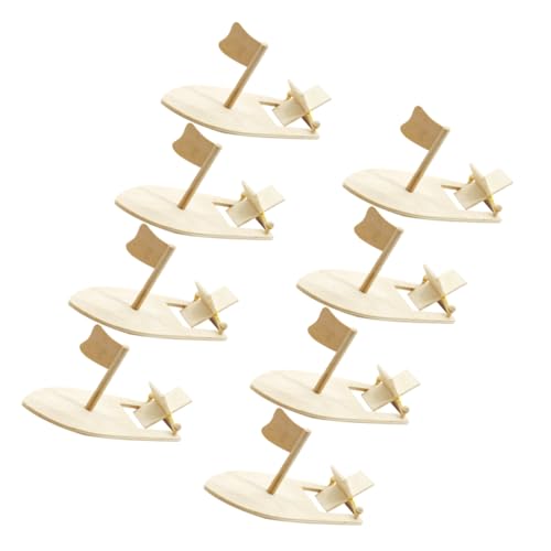 KOCKSHION 8 Stück Holzboot Malen Unvollendet Segelboot Für Nautisch Yacht Handwerk Klein Modellboot-bausätze Bootsmodell Aus Holz Boot Bauen Bootsdekor Boot Figur Hölzern Khaki KOCKSHION 8 Stück Holzboot Malen Unvollendet Segelboot Für Nautisch Yacht Handwerk Klein Modellboot-bausätze Bootsmodell Aus Holz Boot Bauen Bootsdekor Boot Figur Hölzern Khaki von KOCKSHION