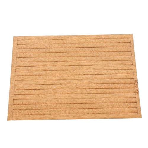 KOCKSHION 80 Stück Holzdeckleisten für Diy Bootsmodelle Echtholz Bodenbelag für Miniaturhäuser für Bootsmodelle und Holz Dekorationen KOCKSHION 80 Stück Holzdeckleisten für Diy Bootsmodelle Echtholz Bodenbelag für Miniaturhäuser für Bootsmodelle und Holz Dekorationen von KOCKSHION