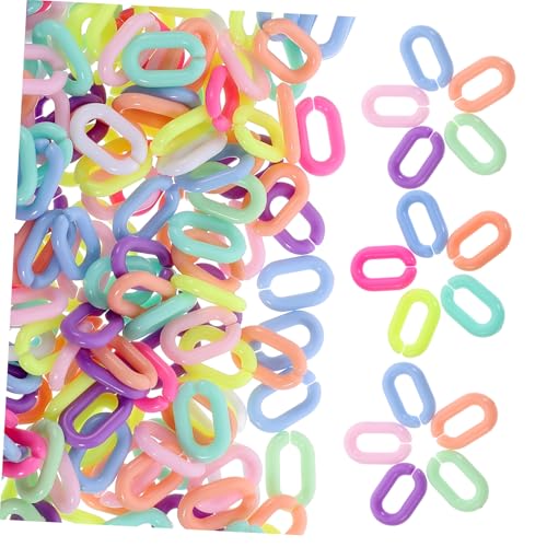 KOCKSHION 800 Stück Teiliges Acryl Verbindungsring Ovale Langlebige Bunte Schmuckverbinder für Kettenherstellung Taschenketten Armbänder Schlüsselanhänger Leichte DIY Bastelzubehör KOCKSHION 800 Stück Teiliges Acryl Verbindungsring Ovale Langlebige Bunte Schmuckverbinder für Kettenherstellung Taschenketten Armbänder Schlüsselanhänger Leichte DIY Bastelzubehör von KOCKSHION