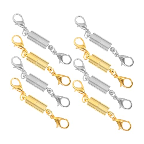 KOCKSHION 8Stücke Magnetische Schmuckverschlüsse Teiliges für DIY Armbänder und Halsketten und Einfache Anwendung und Stilvolles Design für Selbstgemachten Schmuck KOCKSHION 8Stücke Magnetische Schmuckverschlüsse Teiliges für DIY Armbänder und Halsketten und Einfache Anwendung und Stilvolles Design für Selbstgemachten Schmuck von KOCKSHION