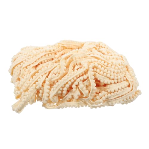 KOCKSHION Accessoires Aus Spitze Dekorative Nähgarnitur Fransenbänder Pom Pom Ball Fransenbesatz Bommelband Zierleiste Zum Nähen Fransen Für Kleidung Mini-pom-pom-besatzball Beige Polyester KOCKSHION Accessoires Aus Spitze Dekorative Nähgarnitur Fransenbänder Pom Pom Ball Fransenbesatz Bommelband Zierleiste Zum Nähen Fransen Für Kleidung Mini-pom-pom-besatzball Beige Polyester von KOCKSHION