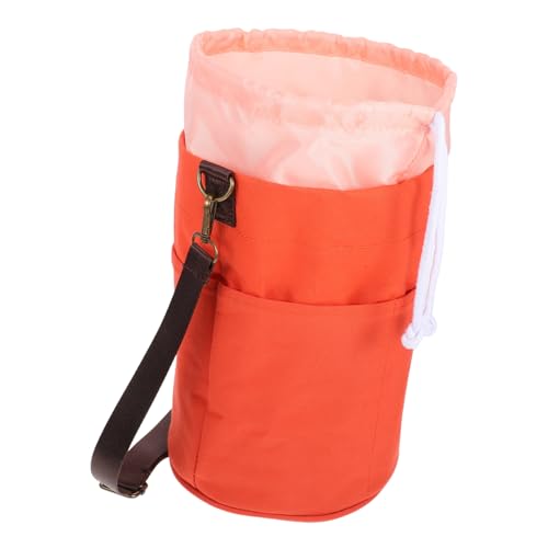 KOCKSHION Aufbewahrungstasche für Strickwerkzeuge Strick- und Häkelorganisator Einkaufstasche aus Garn gehäkelter Taschenorganisator Häkeltasche Häkelbeutel Segeltuch rot KOCKSHION Aufbewahrungstasche für Strickwerkzeuge Strick- und Häkelorganisator Einkaufstasche aus Garn gehäkelter Taschenorganisator Häkeltasche Häkelbeutel Segeltuch rot von KOCKSHION
