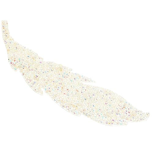 KOCKSHION Blattförmiger DIY Applikation Patch Selbstklebender Strass Aufnäher für Kleidung Taschen und Accessoires Ab für Bastelprojekte und Dekoration von KOCKSHION