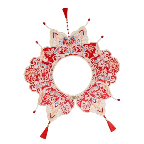KOCKSHION Chinesischer Halsschal für Graduierung Eleganter Hanfu Schulterumhang mit Quasten Abschlussfeier Zubehör für Studierende Exquisiter Spitzenkragen und Vielseitiges Accessoire KOCKSHION Chinesischer Halsschal für Graduierung Eleganter Hanfu Schulterumhang mit Quasten Abschlussfeier Zubehör für Studierende Exquisiter Spitzenkragen und Vielseitiges Accessoire von KOCKSHION