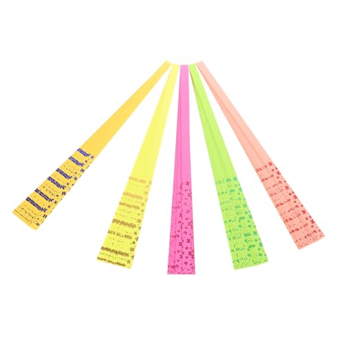 KOCKSHION DIY Origami Sterne Papierstreifen Bunte Faltpapiere für Kreative Bastelprojekte für Falten von Glückssternen Verbesserung der Handfertigkeiten von KOCKSHION