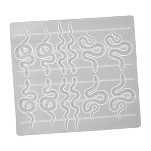 KOCKSHION DIY Schlangenohrring Silikonform Wiederverwendbare Flexible Gießform für Schmuckherstellung für Handarbeiten Schlüsselanhänger Dekoration Hochwertiges KOCKSHION DIY Schlangenohrring Silikonform Wiederverwendbare Flexible Gießform für Schmuckherstellung für Handarbeiten Schlüsselanhänger Dekoration Hochwertiges von KOCKSHION