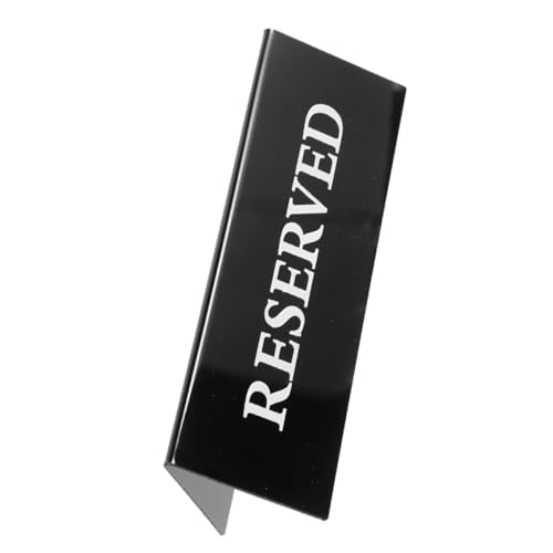 KOCKSHION Dreieckige Karte „Reserviert“ Schilder Für Hochzeiten Stuhlschilder Restaurant Tischschilder Sitzplatzschilder Hochzeitsgangschilder Stuhl Reserviert Schilder von KOCKSHION