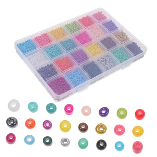 KOCKSHION Farben Glasperlen für DIY Schmuck Bastelperlen für Armbänder Halsketten Handgefertigte Bastelperlen Zubehör für Projekte Vielseitig KOCKSHION Farben Glasperlen für DIY Schmuck Bastelperlen für Armbänder Halsketten Handgefertigte Bastelperlen Zubehör für Projekte Vielseitig von KOCKSHION