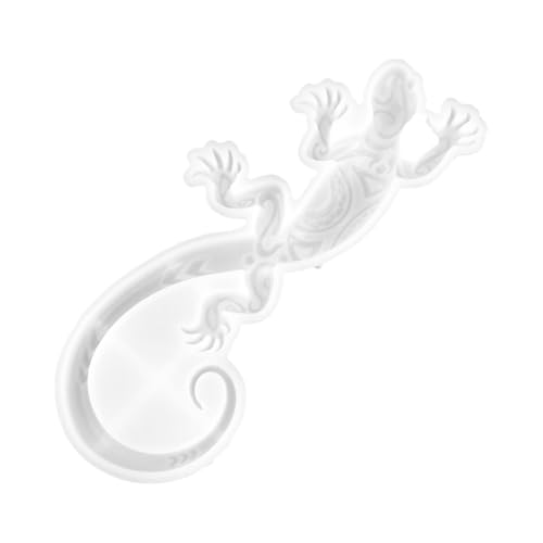 KOCKSHION Gecko Silikonform für Wanddekoration DIY Epoxidharz Gießform für Kreative Handwerksprojekte Flexibel und Langlebig für Einzigartige und Gartenornamente von KOCKSHION
