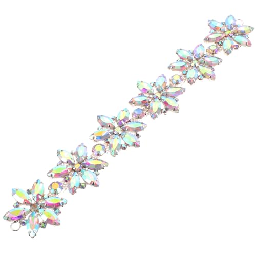 KOCKSHION Glitzernde Strass Applikation Wasserfall Blüten Patch für Brautkleider Haarschmuck und Hochzeitsaccessoires Dekorative Stoffaufnäher für Diy Handarbeiten und Kreative Projekte KOCKSHION Glitzernde Strass Applikation Wasserfall Blüten Patch für Brautkleider Haarschmuck und Hochzeitsaccessoires Dekorative Stoffaufnäher für Diy Handarbeiten und Kreative Projekte von KOCKSHION
