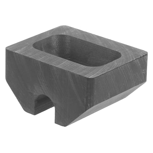 KOCKSHION Graphit Gießform Förmig Langlebig Hitzebeständig für Gold Silber Kupfer Schmuckgießen Schnelles Erhitzen und Abkühlen Praktische Metallbarrenform für Präzises Schmelzen von KOCKSHION
