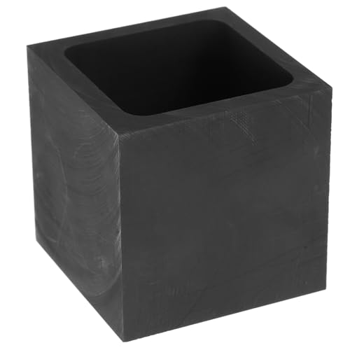 KOCKSHION Graphit Tiegel Form Schmelzform Aus Metall Graphitform Gusswerkzeug Für Graphitkokillen Graphitgussblockform Schmelzgussform Formen Für Den Metallguss Metallgussform Schwarz von KOCKSHION