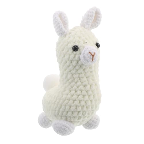 KOCKSHION Handgefertigter Häkel-alpaka Anhänger Weiches Garn Kompakt und Leicht Dekorativer Schlüssel Rucksackanhänger Einzigartiges Künstlerisches Design Nachhaltiges Handgestricktes von KOCKSHION