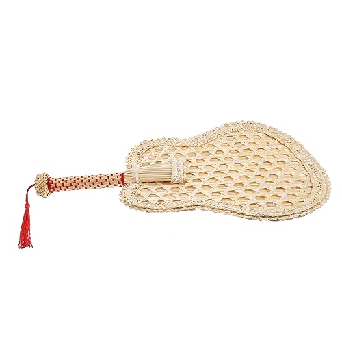 KOCKSHION Handgefertigter Sommerfächer Vintage Woven Handventilator Beige für Dekoration Strand und Sommerpartys Handgefertigt aus Natürlichem Material Vielseitig Einsetzbar als Wanddeko KOCKSHION Handgefertigter Sommerfächer Vintage Woven Handventilator Beige für Dekoration Strand und Sommerpartys Handgefertigt aus Natürlichem Material Vielseitig Einsetzbar als Wanddeko von KOCKSHION