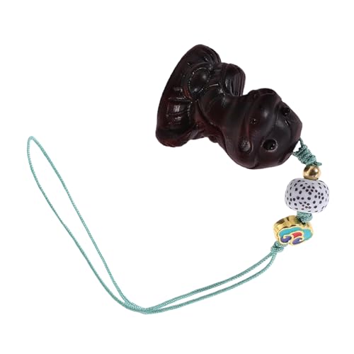 KOCKSHION Holz Geschnitztes Schlangenornament Feng Shui Glücksbringer für Jahr der Schlange Eleganter Anhänger mit Handy Kette für Kreative DIY Projekte und Stilvolle Dekoration KOCKSHION Holz Geschnitztes Schlangenornament Feng Shui Glücksbringer für Jahr der Schlange Eleganter Anhänger mit Handy Kette für Kreative DIY Projekte und Stilvolle Dekoration von KOCKSHION