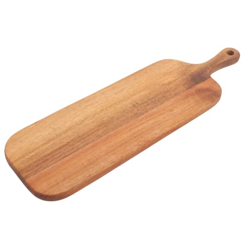 KOCKSHION Holz Schneidebrett mit Griff Längliches Servierbrett aus Massivem Akazienholz für Käse Pizza und Charcuterie Robust und Pflegeleicht für Küche und Gastronomie KOCKSHION Holz Schneidebrett mit Griff Längliches Servierbrett aus Massivem Akazienholz für Käse Pizza und Charcuterie Robust und Pflegeleicht für Küche und Gastronomie von KOCKSHION