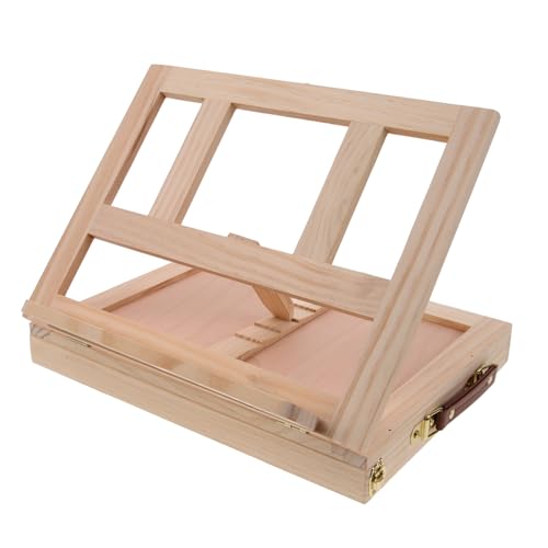 KOCKSHION Holz Zeichenstaffelei mit Skizzenstaffelei für Zuhause und Langlebig Malwerkzeug für Künstler und Studenten Vielseitig Einsetzbar KOCKSHION Holz Zeichenstaffelei mit Skizzenstaffelei für Zuhause und Langlebig Malwerkzeug für Künstler und Studenten Vielseitig Einsetzbar von KOCKSHION