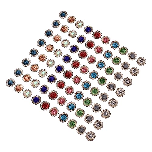 KOCKSHION Kristallnähknöpfe Sonnenblumenform Dekorative Strassknöpfe für DIY Projekte Umweltfreundliches Material Funkelnder für Näharbeiten KOCKSHION Kristallnähknöpfe Sonnenblumenform Dekorative Strassknöpfe für DIY Projekte Umweltfreundliches Material Funkelnder für Näharbeiten von KOCKSHION