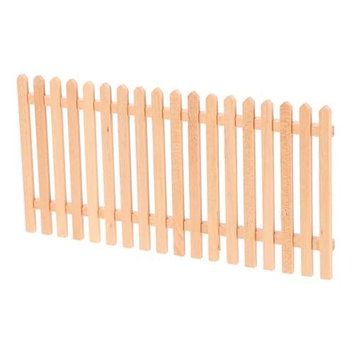 KOCKSHION Miniatur -holzzaun 1:12 Puppenhauszaun Modell Dekorative Zauntafel Mikrolandschaftsgartenzaun Für Puppenhausfee Gartenzubehör von KOCKSHION
